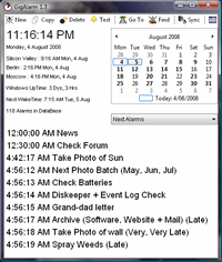 Alarm / Reminder / Scheduler with hibernate and suspend resume